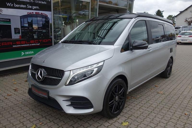 Brillantsilber Gebraucht 2022 Mercedes V300 Marco Polo Van / Kleinbus | 65.800 € (Etwas zu teuer) - Bild 1/4