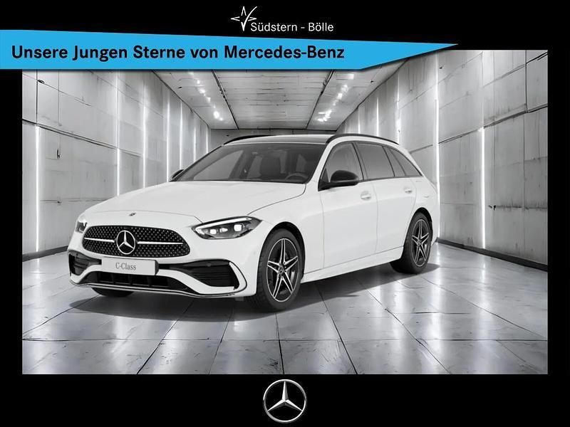 Weiß Gebraucht 2024 Mercedes C300e AMG Limousine | 46.885 € (Superpreis) - Bild 1/4