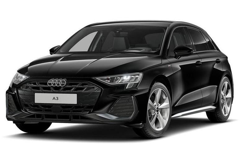 Mythosschwarz metallic Gebraucht 2025 Audi A3 S-Line | 34.970 € (Fairer Preis) - Bild 1/4