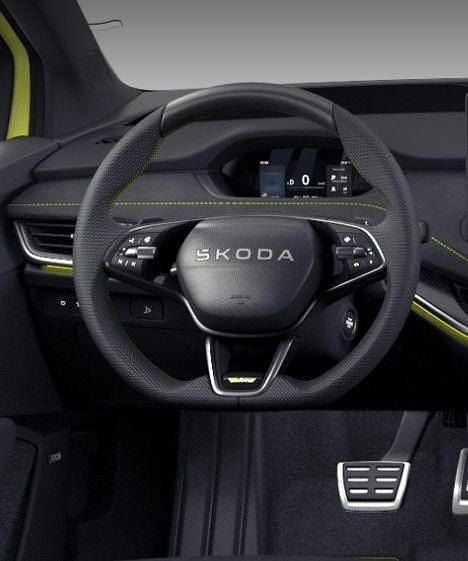 Neu Skoda Enyaq iV RS 250 kW (340 PS) 2025 Grün SUV