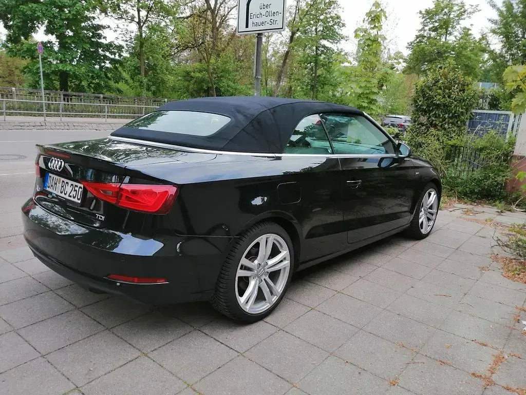 Gebraucht Audi A3 Cabriolet S-Line 150 PS (110 kW) 2014 Schwarz Cabrio