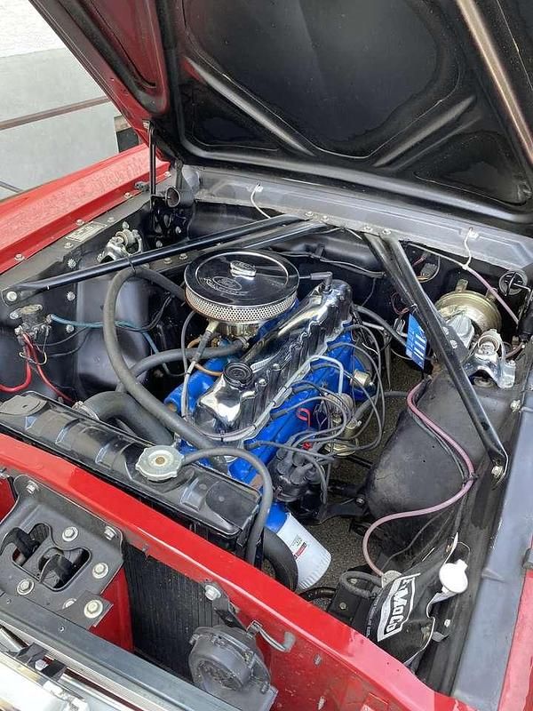 Second-hand Ford Mustang 122 CP (89 kW) 1966 Roșu Cabrio