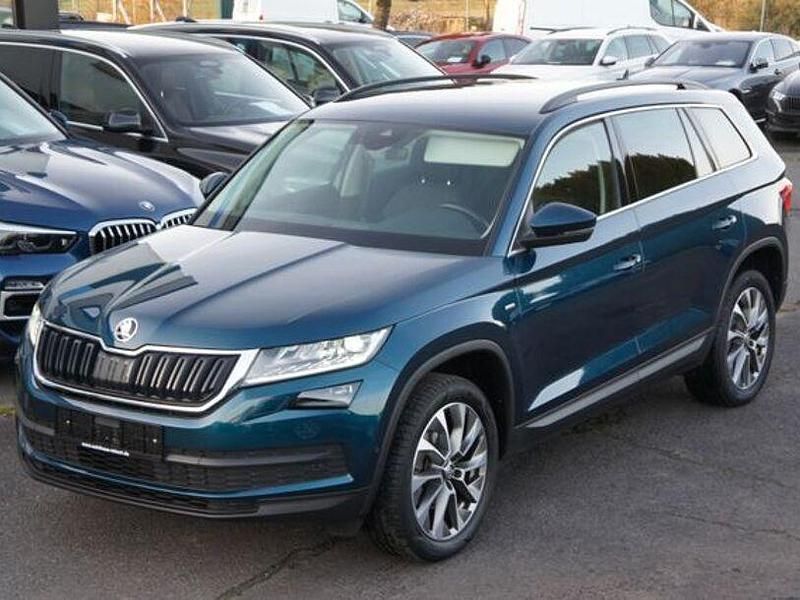 Blau Gebraucht 2021 Skoda Kodiaq Clever SUV | 25.999 € (Guter Preis) - Bild 1/4
