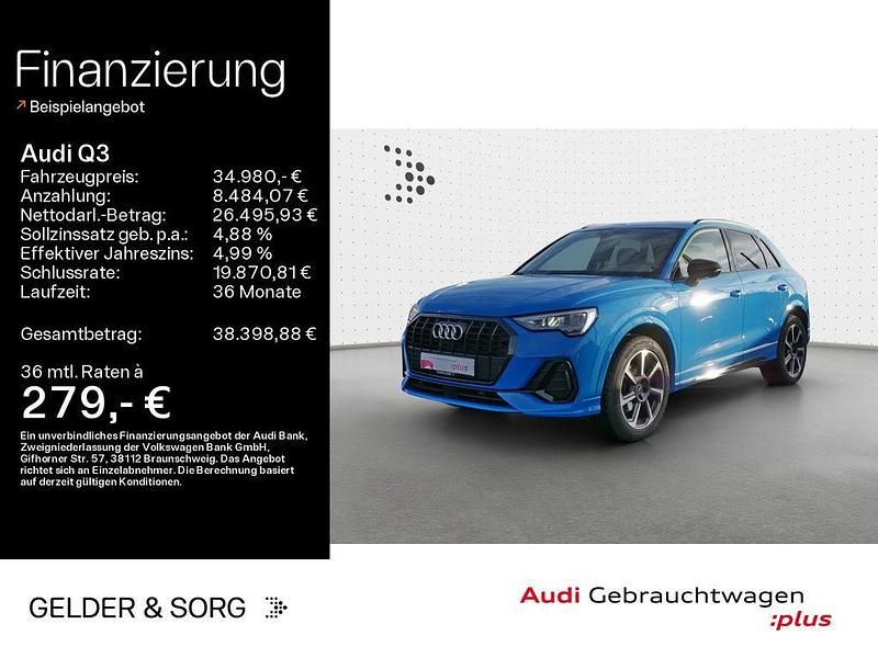 Gebraucht Audi Q3 S-Line 150 PS (110 kW) 2023 Turboblau SUV