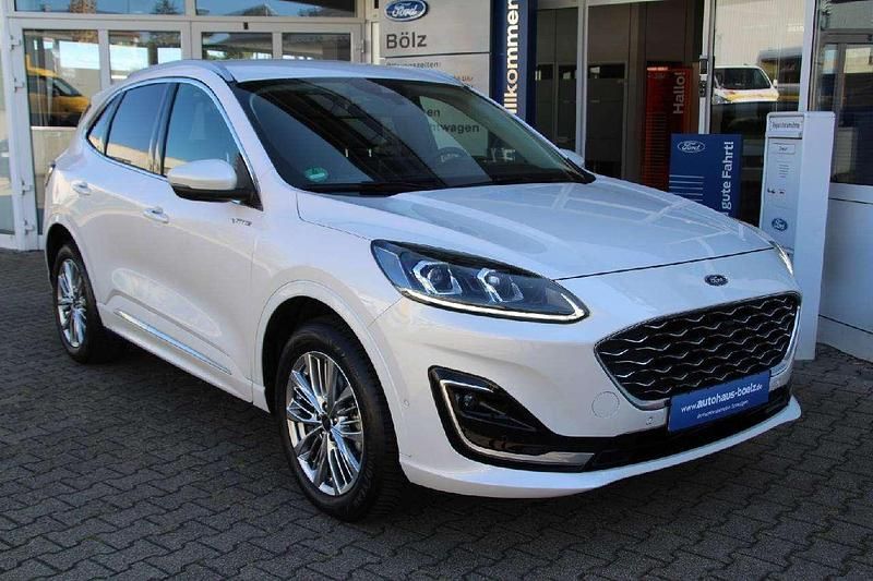 Arktis weiß metallic Gebraucht 2024 Ford Kuga Vignale SUV | 31.990 € (Teuer) - Bild 1/4