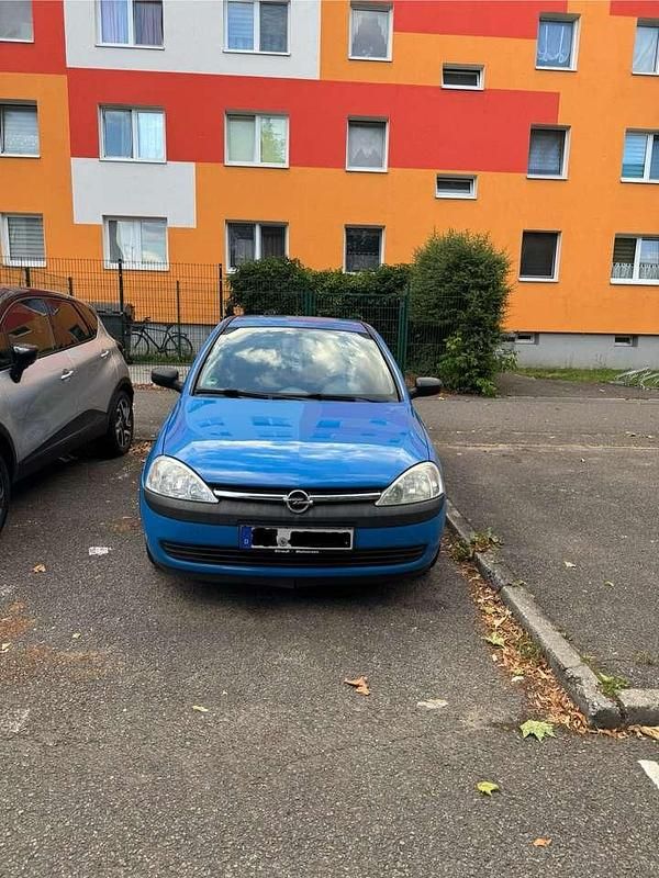 Blau Gebraucht 2002 Opel Corsa Limousine | 1.250 € (Fairer Preis) - Bild 1/4