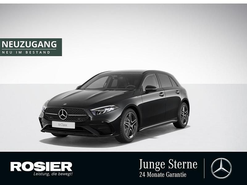 Schwarz / kosmosschwarz Gebraucht 2023 Mercedes A180 Advanced Plus Limousine | 29.690 € (Fairer Preis) - Bild 1/4