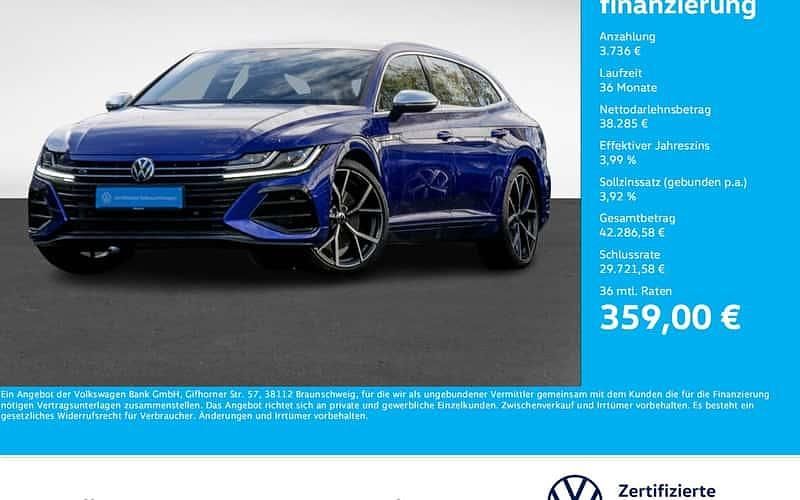 Blau Gebraucht 2023 VW Arteon R Limousine | 41.998 € (Etwas zu teuer) - Bild 1/4