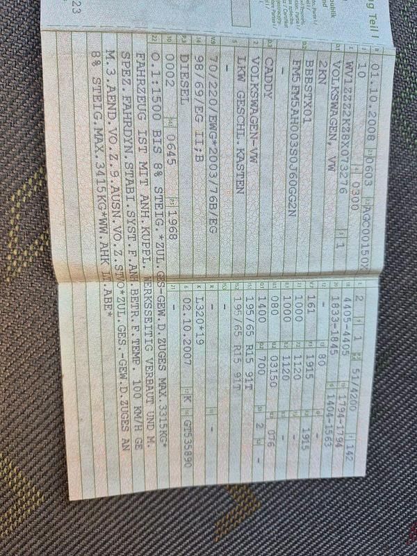 Gebraucht VW Caddy Life 140 PS (102 kW) 2008 Weiß Van / Kleinbus