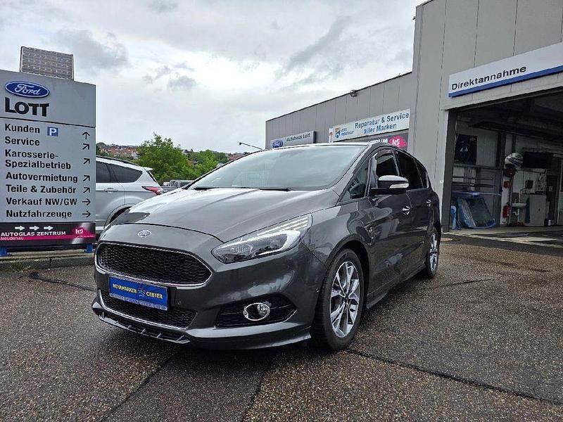 Grau Gebraucht 2018 Ford S-MAX ST-Line Van / Kleinbus | 20.490 € (Etwas zu teuer) - Bild 1/4