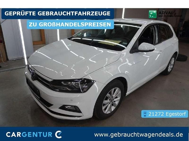 Pure white Gebraucht 2021 VW Polo Highline Kleinwagen | 13.690 € (Superpreis) - Bild 1/2