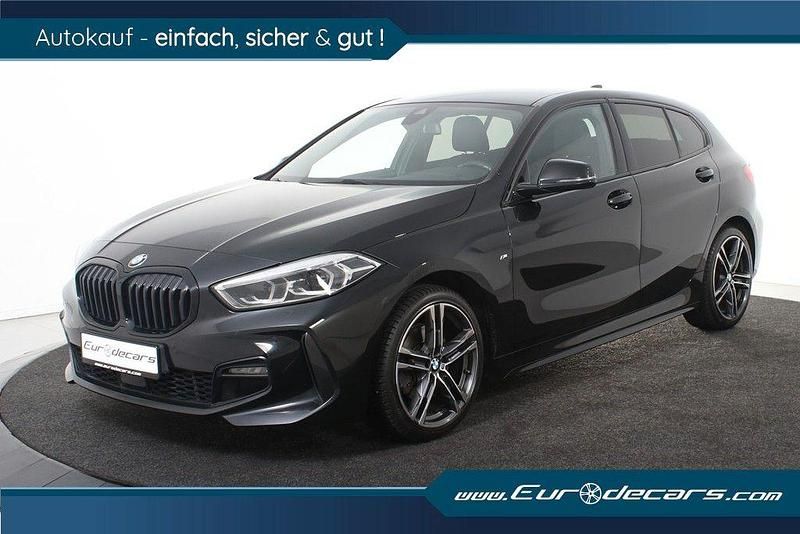 Schwarz Gebraucht 2021 BMW 116 M Sport Kleinwagen | 22.800 € (Teuer) - Bild 1/4