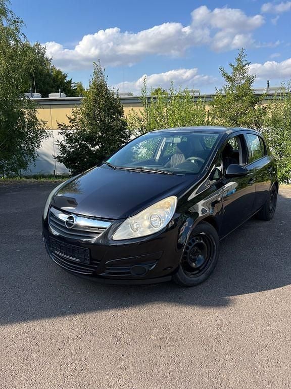 Schwarz Gebraucht 2009 Opel Corsa Limousine | 1.100 € (Superpreis) - Bild 1/4