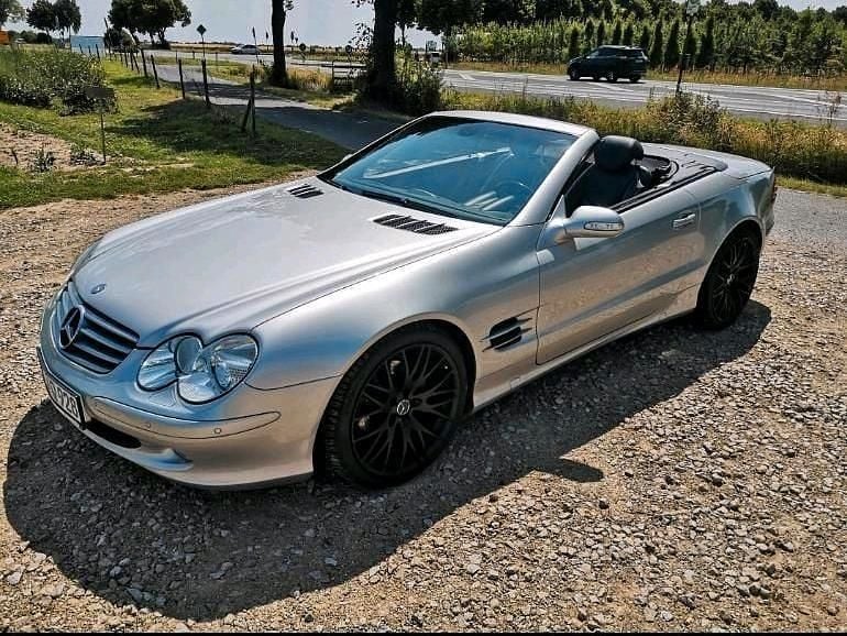 Silber Gebraucht 2004 Mercedes SL350 Cabrio | 20.600 € (Etwas zu teuer) - Bild 1/4