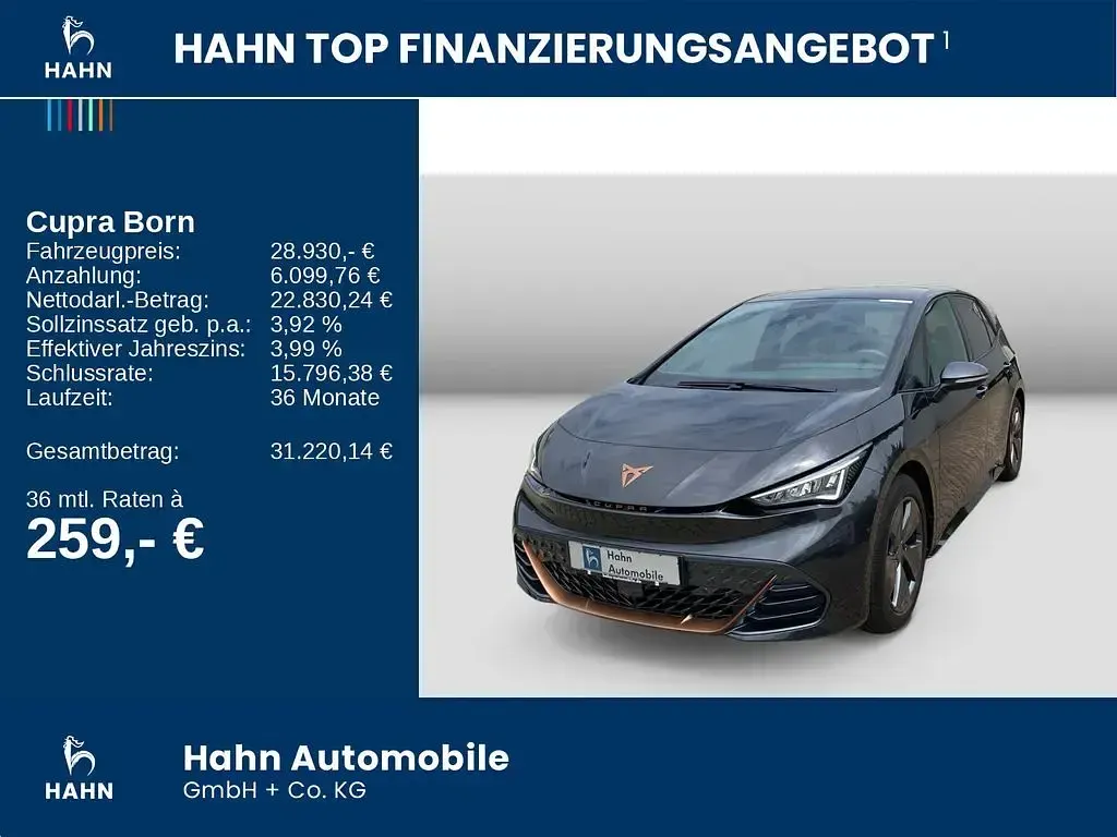 Gebraucht Cupra Born 150 kW (204 PS) 2024 Quasargrau Kleinwagen