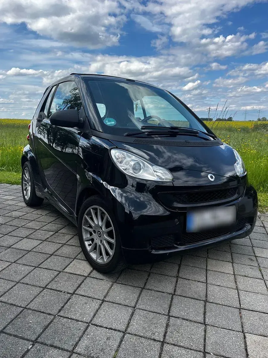 Brugt Smart ForTwo Cabrio Passion 71 HK (52 kW) 2012 Sort Cabriolet