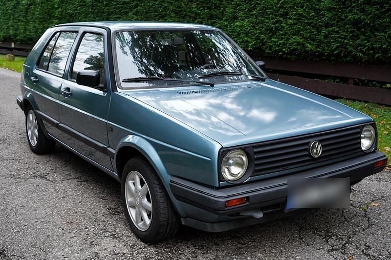 Blau Gebraucht 1990 VW Golf II Limousine | 5.200 € - Bild 1/4