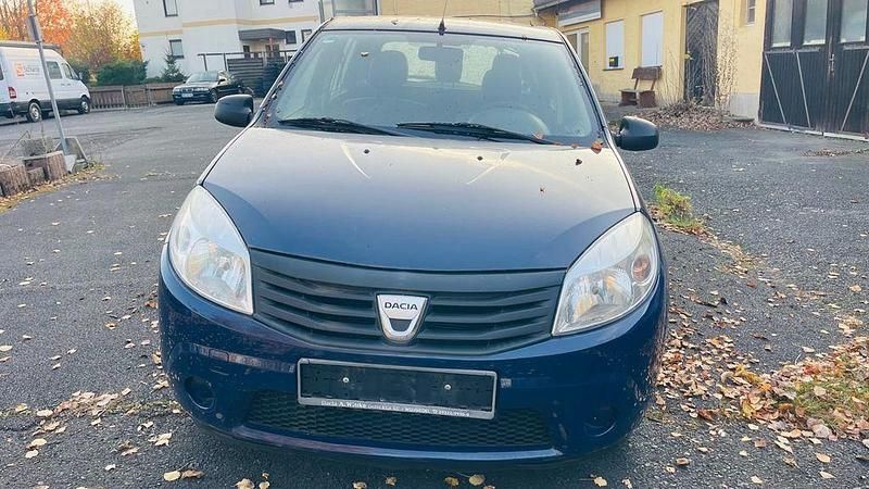 Blau Gebraucht 2009 Dacia Sandero Kleinwagen | 600 € (Superpreis) - Bild 1/4