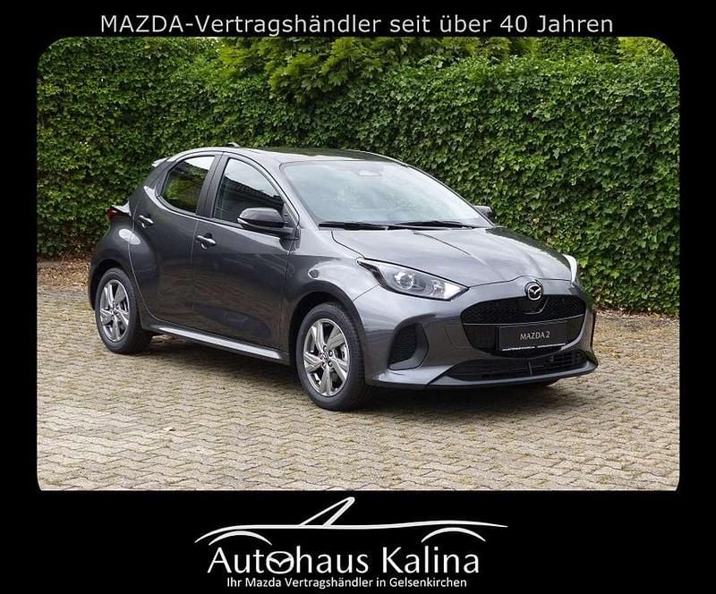 Lead grey Neu 2025 Mazda 2 Exclusive-Line Kleinwagen | 24.850 € (Fairer Preis) - Bild 1/4