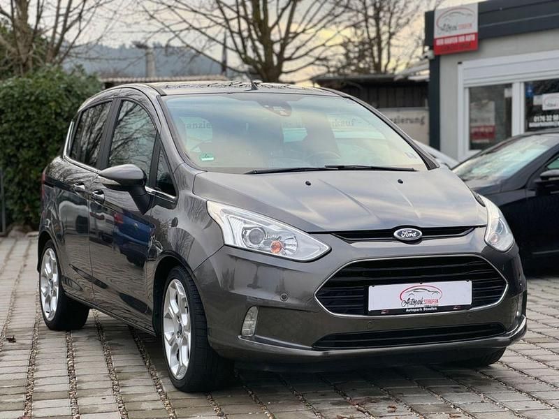 Grau Gebraucht 2017 Ford B-MAX Titanium Van / Kleinbus | 6.990 € (Fairer Preis) - Bild 1/4