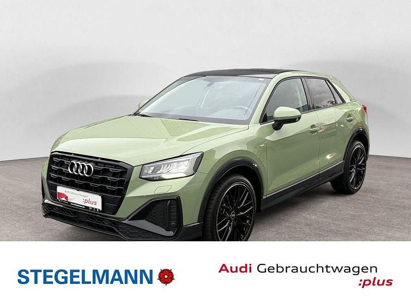 Apfelgrün metallic Gebraucht 2021 Audi Q2 S-Line SUV | 24.710 € (Etwas zu teuer) - Bild 1/4