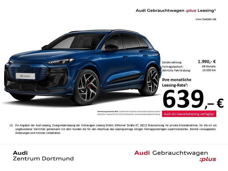 Gebraucht Audi Q6 e-tron S-Line 284 kW (387 PS) 2025 Blau SUV