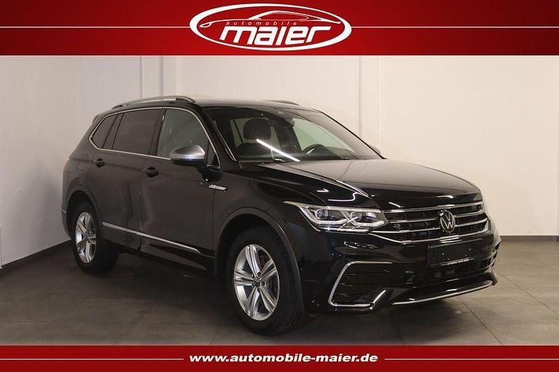 Deep black perleffekt Gebraucht 2022 VW Tiguan Allspace R-line SUV | 35.700 € (Guter Preis) - Bild 1/4