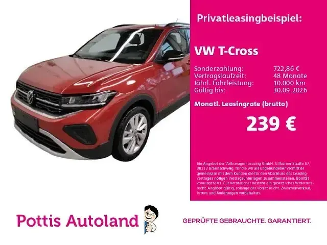 Gebraucht VW T-Cross Goal 116 PS (85 kW) 2025 SUV