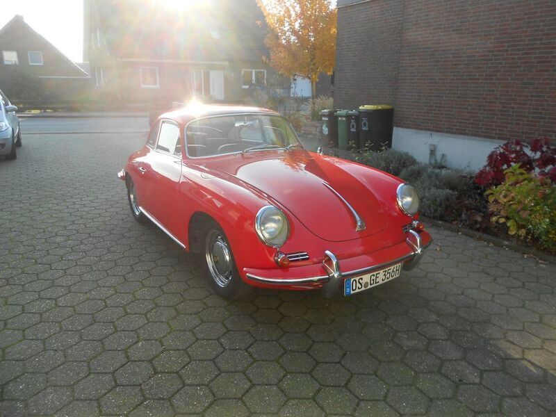 Rot Gebraucht 1965 Porsche 356 Coupé | 69.850 € - Bild 1/4
