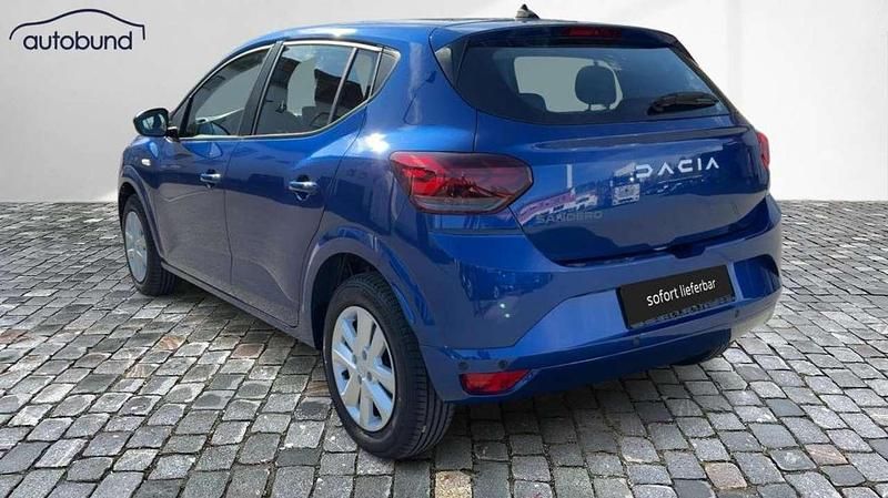 Neu Dacia Sandero Expression 101 PS (74 kW) 2025 Blau Limousine