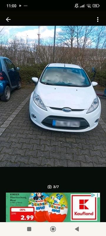 Gebraucht Ford Fiesta 120 PS (88 kW) 2009 Weiß Kleinwagen