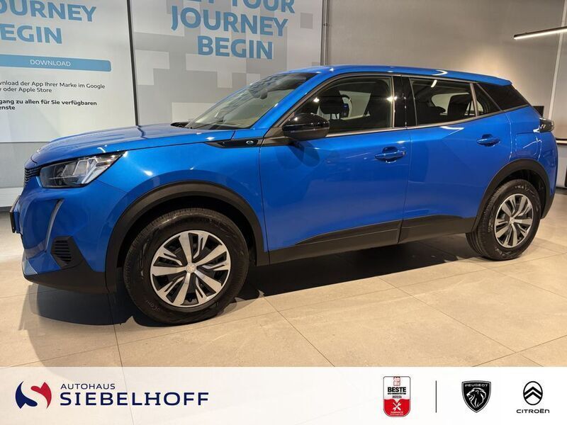 Vertigo blau Gebraucht 2022 Peugeot e-2008 Active SUV | 15.830 € (Superpreis) - Bild 1/4