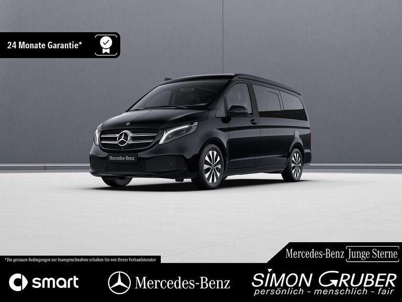 Obsidianschwarz (metallic) Gebraucht 2024 Mercedes V300 Marco Polo Van / Kleinbus | 70.850 € (Superpreis) - Bild 1/4