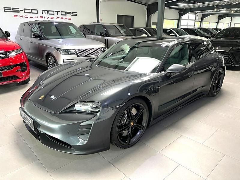 Grau Gebraucht 2022 Porsche Taycan GTS Sport Turismo Limousine | 95.900 € (Teuer) - Bild 1/4