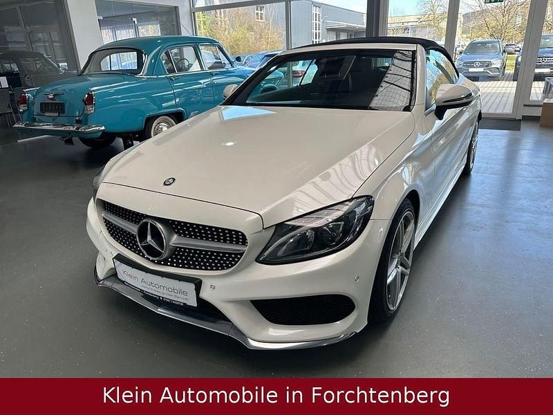 Gebraucht Mercedes C220 AMG line 170 PS (125 kW) 2017 Weiß Cabrio
