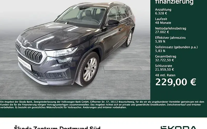 Gebraucht Skoda Kodiaq Style 150 PS (110 kW) 2024 Blackmagic perleffekt SUV