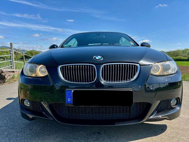 Schwarz Gebraucht 2008 BMW 335 Cabriolet Cabrio | 15.490 € (Fairer Preis) - Bild 1/4