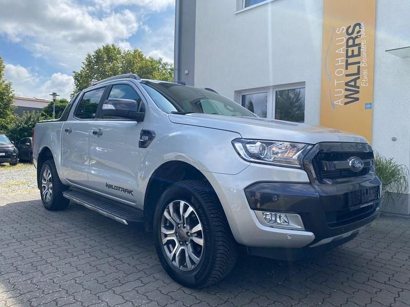 Silber Gebraucht 2019 Ford Ranger Wildtrack Abholung | 26.885 € (Fairer Preis) - Bild 1/4