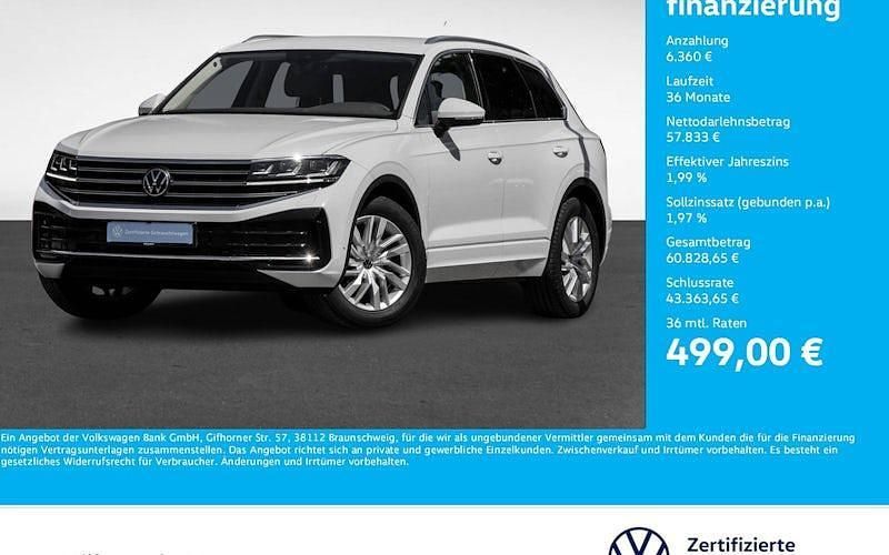 Weiß Gebraucht 2024 VW Touareg Elegance SUV | 64.193 € (Superpreis) - Bild 1/2
