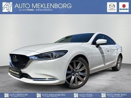Rhodium white Gebraucht 2024 Mazda 6 Exclusive-Line Limousine | 29.990 € (Superpreis) - Bild 1/4