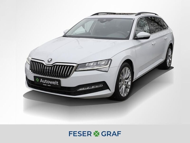 Moon weiss perleffekt Gebraucht 2022 Skoda Superb Ambition Kombi | 21.940 € (Fairer Preis) - Bild 1/4