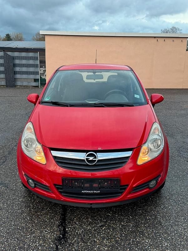 Rot Gebraucht 2007 Opel Corsa Edition Kleinwagen | 1.499 € (Guter Preis) - Bild 1/4