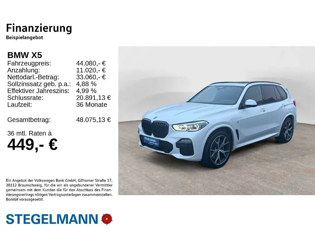 Gebraucht BMW X5 M Sport 340 PS (250 kW) 2020 Weiß SUV