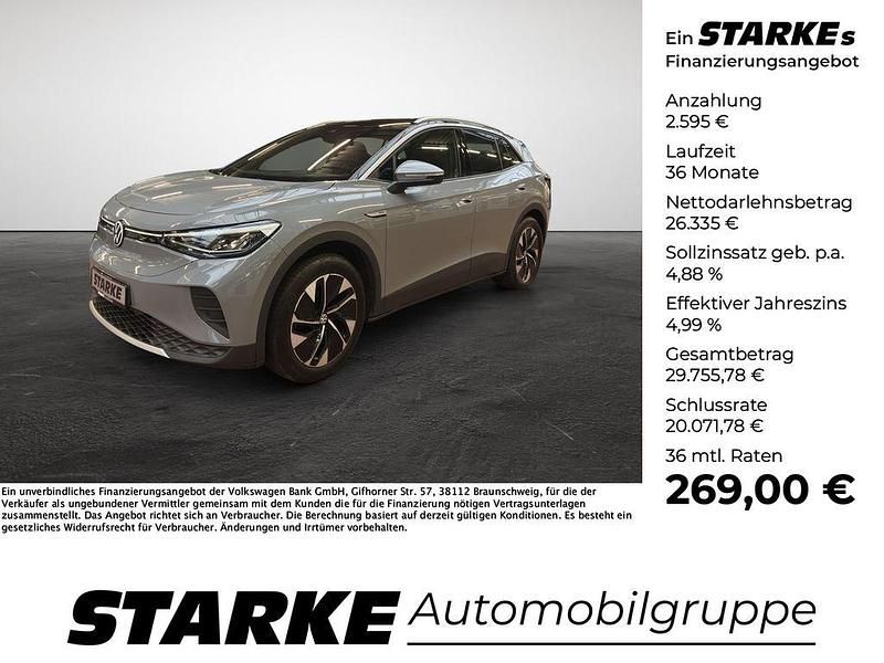 Grau Gebraucht 2022 VW ID.4 Pro Performance SUV | 28.930 € (Fairer Preis) - Bild 1/4