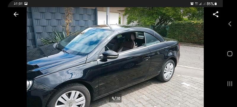 Schwarz Gebraucht 2008 VW Eos Cabrio | 2.800 € (Guter Preis) - Bild 1/4
