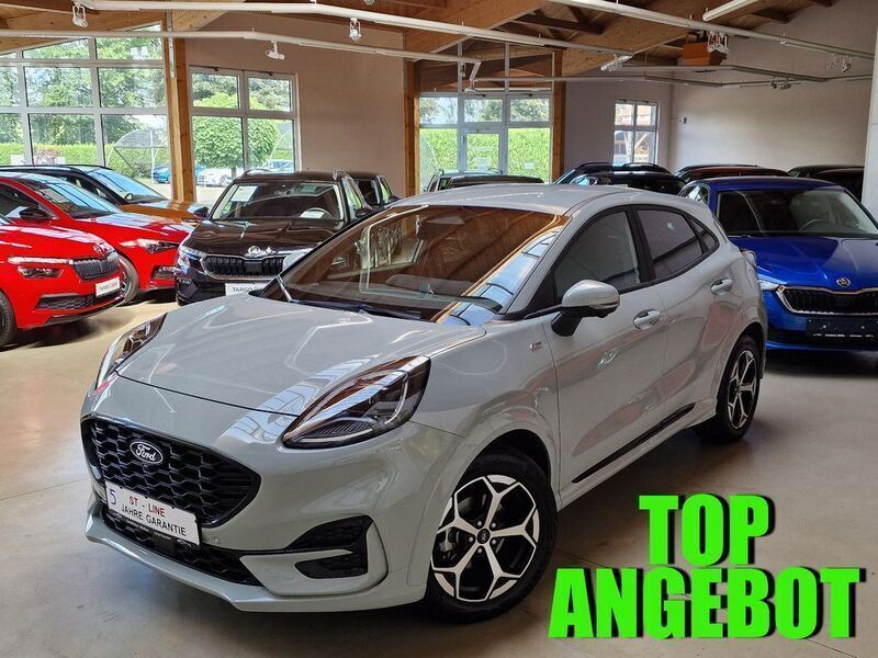 Cactus grau Gebraucht 2024 Ford Puma ST-Line SUV | 23.490 € (Superpreis) - Bild 1/4
