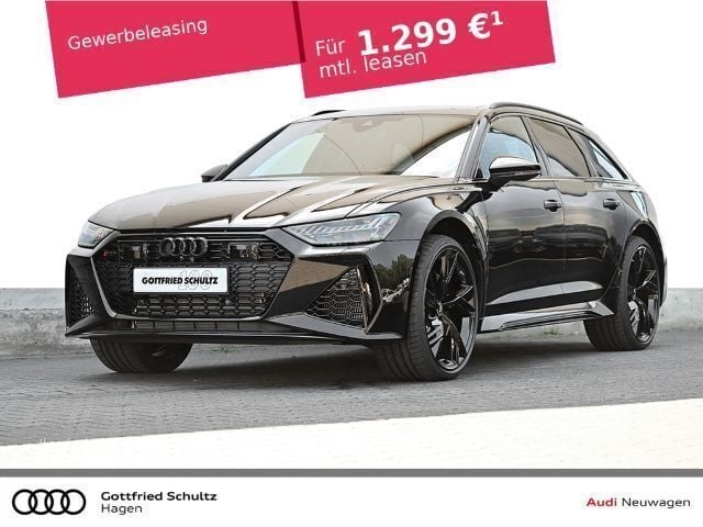 Mythosschwarz metallic Neu 2025 Audi RS6 Performance Kombi | 134.690 € - Bild 1/4