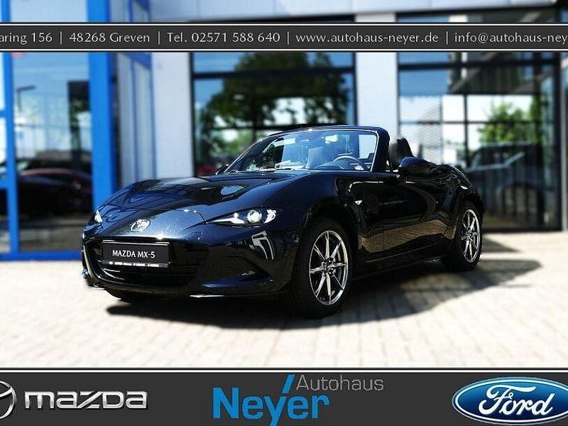 Neu Mazda MX5 Exclusive-Line 132 PS (97 kW) 2025 Jet black Cabrio