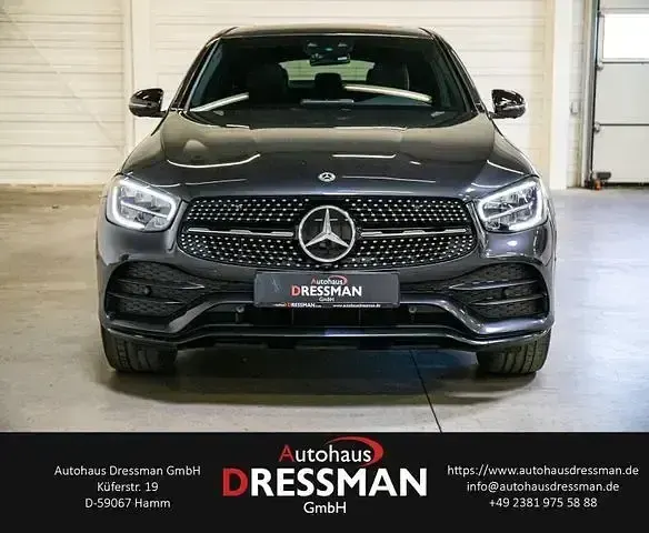 Gebraucht Mercedes GLC400d AMG line 330 PS (242 kW) 2021 Grafitgrau  metalliclack Coupé