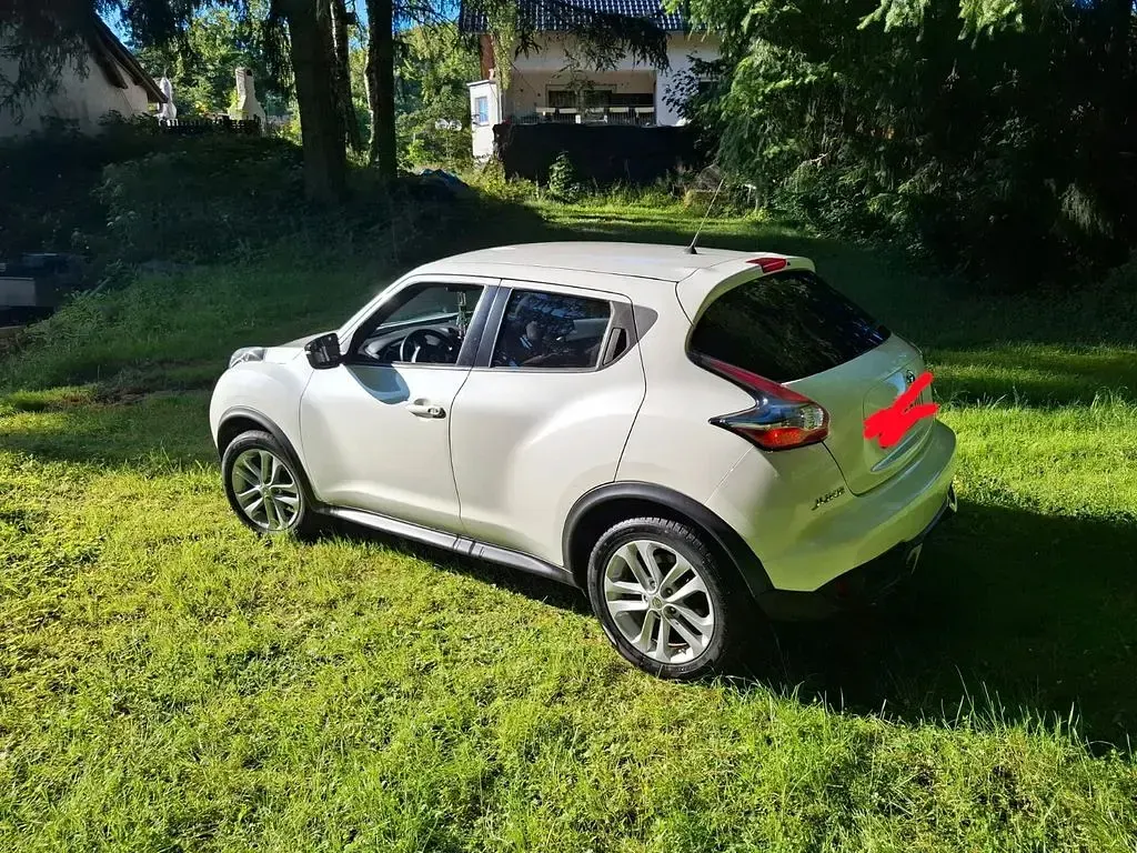 Gebraucht Nissan Juke Acenta 116 PS (85 kW) 2015 Weiß SUV